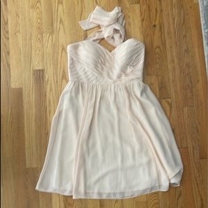 {Jenny Yoo} Adjustable Strap Dress